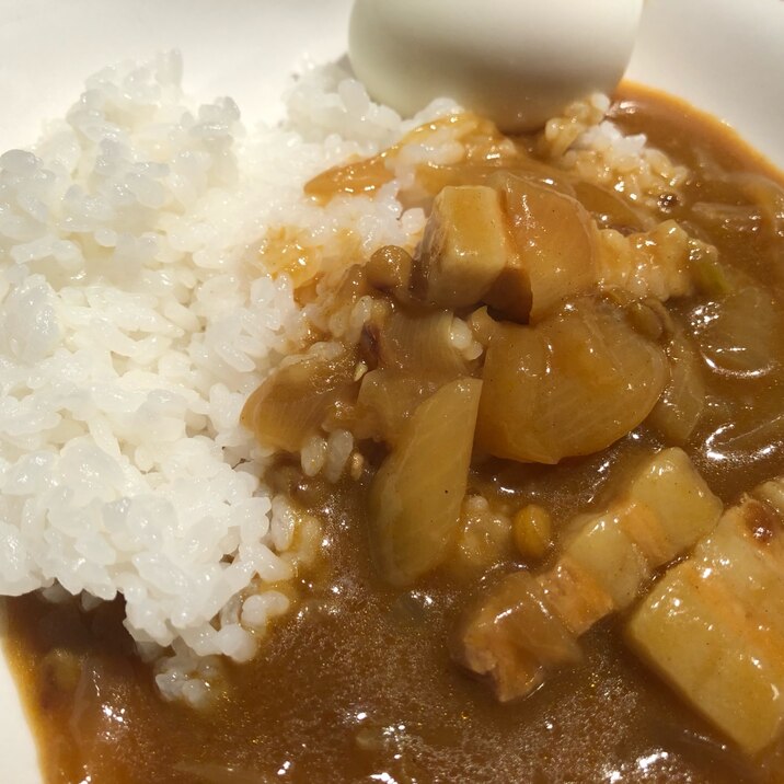 バーミキュラでシンプル♫豚バラ肉と玉ねぎのカレー